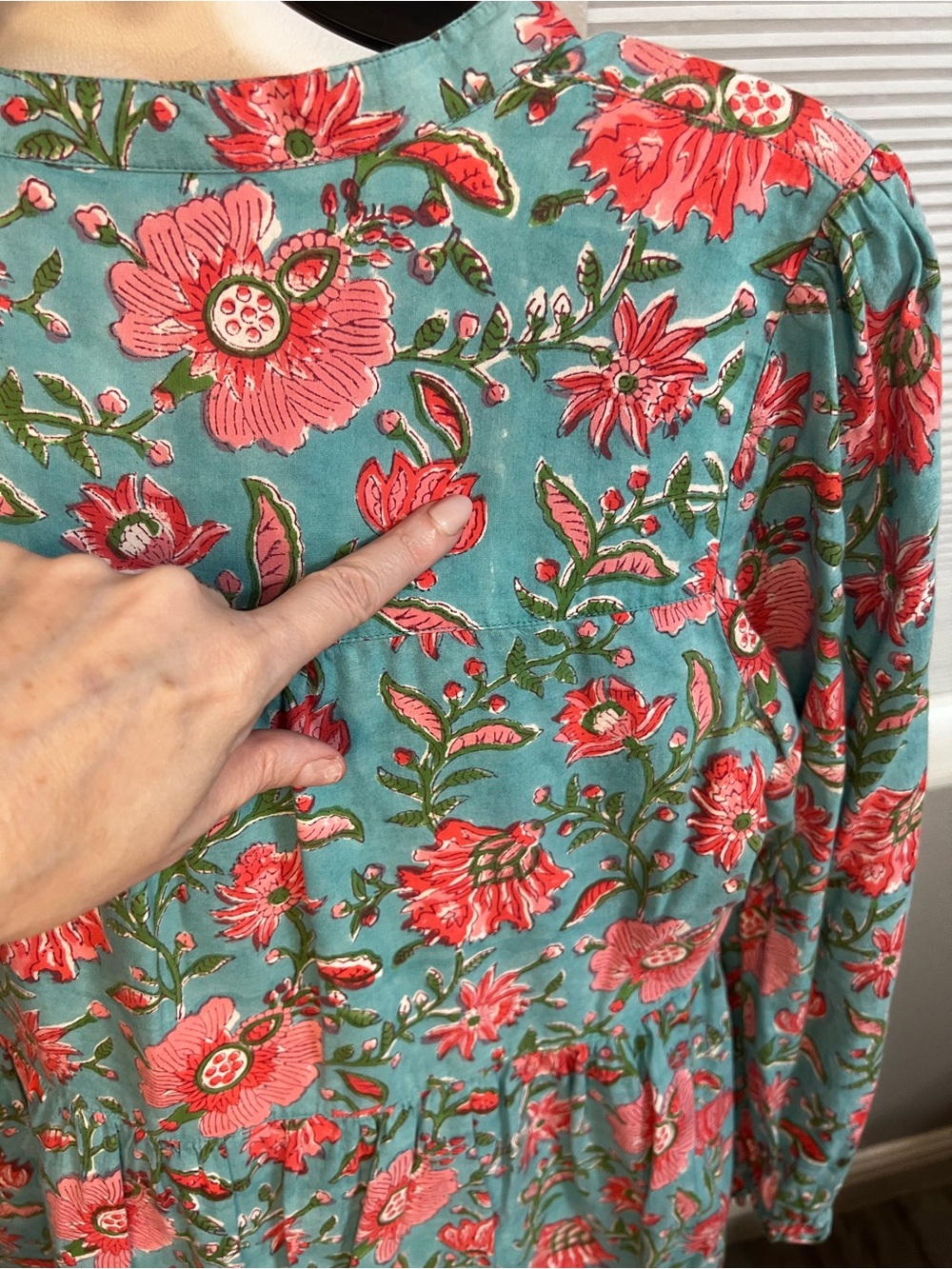MADISON MATHEWS Dress Floral
Multicolor Small Long Sleeve - Picture 11 of 13